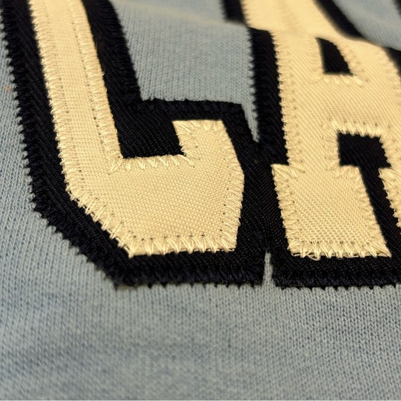 North Carolina NC Tar Heels Powder Blue Embroidered Logo Hoodie Sweatshirt Mens - Picture 3 of 14